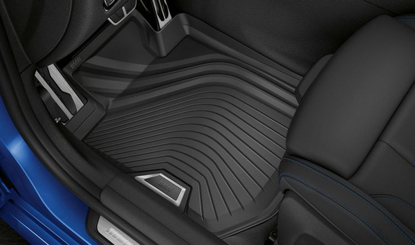 BMW 原廠 Floor Liner 防水 高邊 腳踏墊 / 踏墊 (橡膠前座 2片組) For G22 G23 G26 G82 G83