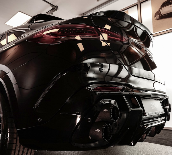 Larte Design 原廠 後下巴 / 後下擾流組 高亮黑 (含尾飾管及剎車燈) For Mercedes Benz GLE Coupe ( C167 )