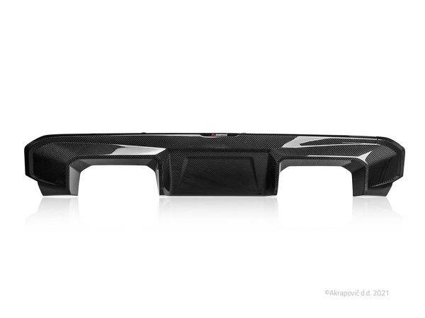 Akrapovic 原廠 Carbon Rear Diffuser 碳纖維 後下擾流 後下巴 ( 高亮黑 ) For BMW M3 G80 / M4 G82 G83