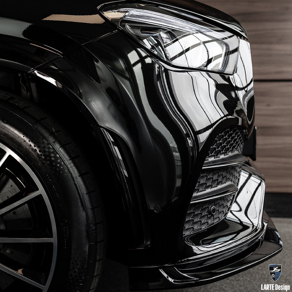 Larte Design 原廠 前下巴 / 前下擾流 (高亮黑) For Mercedes Benz GLE Coupe ( C167 )