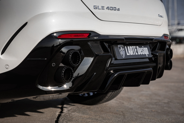 Larte Design 原廠 後下巴 / 後下擾流組 高亮黑 (含尾飾管及剎車燈) For Mercedes Benz GLE Coupe ( C167 )