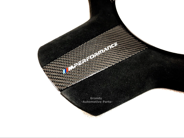 BMW M Performance 原廠 Carbon 碳纖維 & Alcantara 麂皮 方向盤飾蓋 For G30 G31 G32 G11 G12 G14 G15 G16 G01 G02 G05 G06 G07