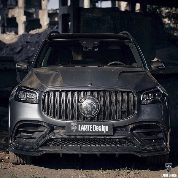 Larte Design 原廠 Carbon 碳纖維 水箱罩 For Mercedes Benz AMG GLS 63 ( X167 )