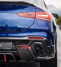 Larte Design 原廠 Carbon 碳纖維 後下巴 / 後下擾流組 (含尾飾管及剎車燈) For Mercedes Benz GLE Coupe ( C167 )