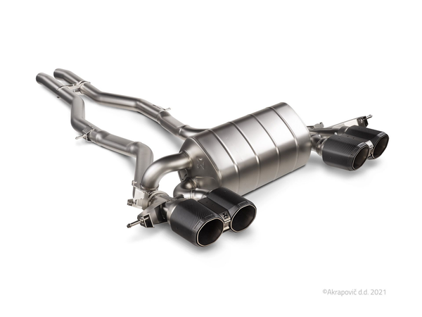 Akrapovic 原廠 Titanium 鈦合金 尾段 排氣管 蠍子管 For BMW M3 G80 / M4 G82 G83