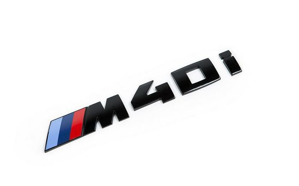 BMW M Performance 原廠 M40i 高亮黑 車標 / 車尾標 / 字標 For X3 ( G01 / G01 Lci ) X4 ( G02 / G02 Lci )