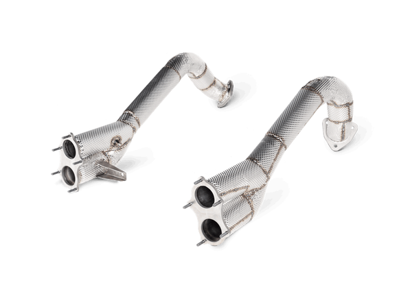 Akrapovic 原廠 Titanium 鈦合金 連接中管 排氣管 蠍子管 For Porsche 718 Cayman GT4 / Spyder ( 982 )