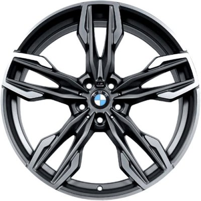 BMW 原廠 718M 21吋 Jet Black (高光澤) 輕合金 輪框 輪圈 For G01 G02 G01 Lci G02 Lci