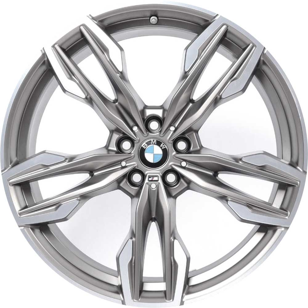 BMW 原廠 718M 21吋 Matt Titanium (高光澤) 輕合金 輪框 輪圈 For G01 G02 G01 Lci G02 Lci