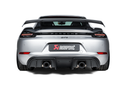 Akrapovic 原廠 Titanium 鈦合金 尾段 排氣管 蠍子管 For Porsche 718 Cayman GTS 4.0 GT4 / Boxster GTS 4.0 / Spyder ( 982 )