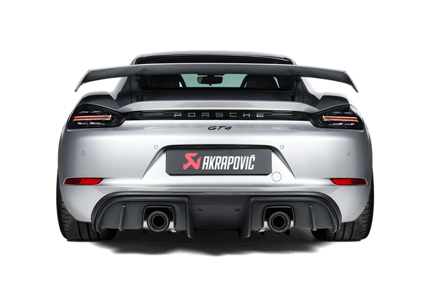 Akrapovic 原廠 Titanium 鈦合金 尾飾管 For Porsche 718 Cayman GTS 4.0 GT4 / Boxster GTS 4.0 / Spyder ( 982 )