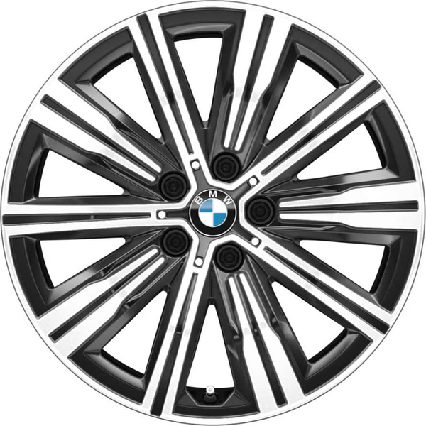 BMW 原廠 782 18吋 Jet Black (高光澤) 輕合金 輪框 輪圈 For G42 G20 G21 G22 G23