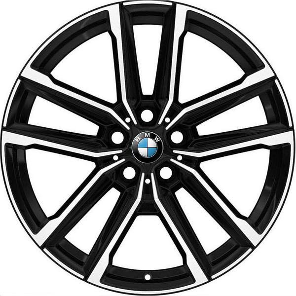 BMW 原廠 797M 19吋 Jet Black Matte (高光澤銀黑雙色) 輕合金 輪框 輪圈 For G42 G20 G21 G22 G23