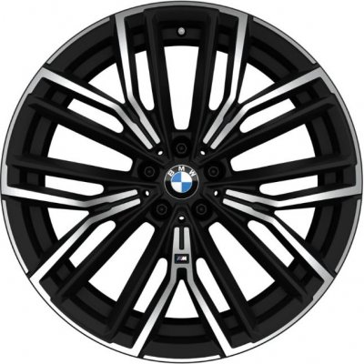 BMW 原廠 846M 20吋 Jet Black Matte (高光澤亞光黑) 輕合金 輪框 輪圈 For G30 Lci G31 Lci