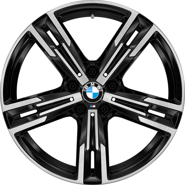 BMW 原廠 848M 18吋 Jet Black (高光澤銀黑雙色) 輕合金 輪框 輪圈 For G42 G20 G21 G22 G23