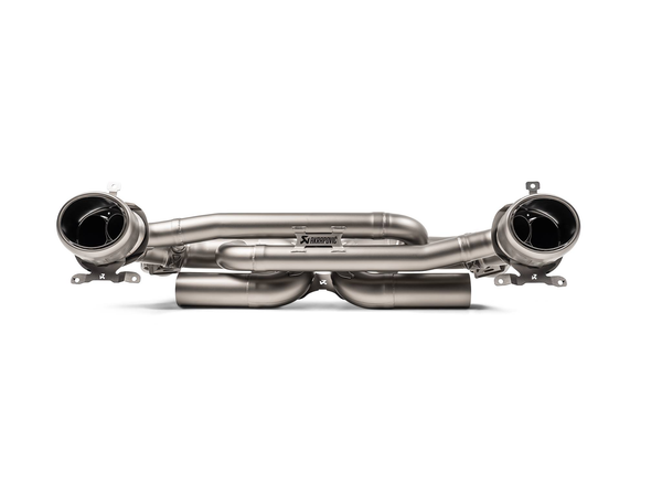 Akrapovic 原廠 Titanium 鈦合金 尾段 排氣管 蠍子管 For Porsche 911 Carrera / S / 4 / 4S / GTS / Cabriolet ( 992 )