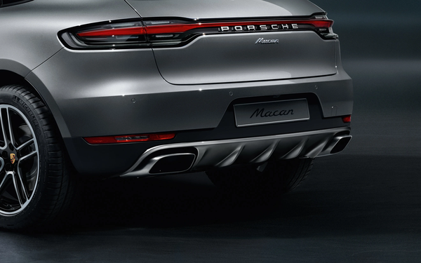 Porsche 原廠 不鏽鋼後飾板 For Macan ( II / I )