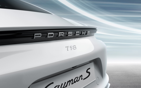 Porsche 原廠 718 Logo 車標 / 車尾標 For 718 ( 982 )