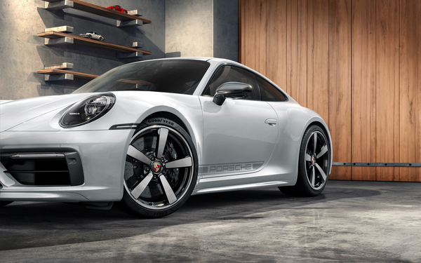 Porsche 原廠 PORSCHE Logo 車身貼紙 / 車側貼紙 For 911 ( 992 )