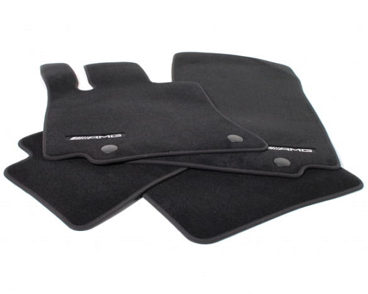 Mercedes-Benz 原廠 AMG Velour floor mats 絲絨 腳踏墊 / 踏墊 (4片) For C-Class W06 / S206