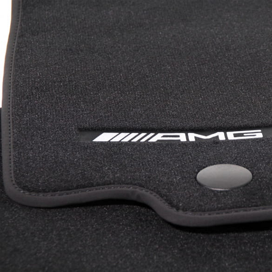 Mercedes-Benz 原廠 AMG Velour floor mats 絲絨 腳踏墊 / 踏墊 (4片) For C-Class W06 / S206