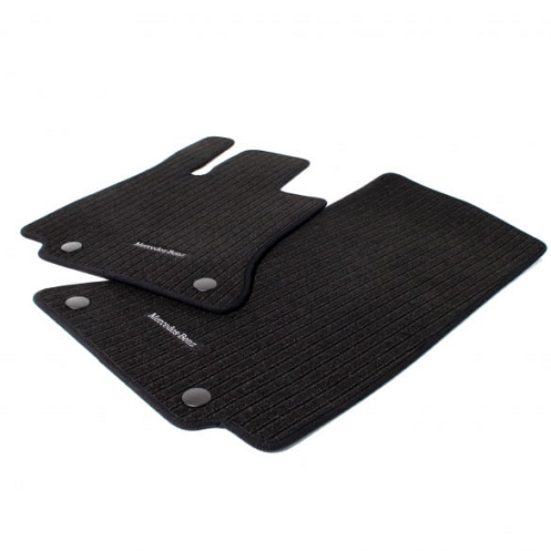 Mercedes-Benz 原廠 駕駛座及副駕駛 Rep floor mats 腳踏墊 / 踏墊 (棱紋版) For C-Class W06 / S206