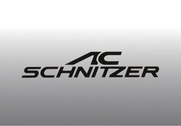 AC Schnitzer 原廠 車標 / 車尾標 (亮黑色 250 x 47 mm) For BMW / MINI 全車系