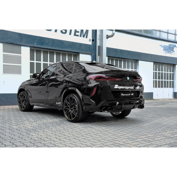 Supersprint 原廠 Cat-back Touring 不鏽鋼 排氣管套件組 For BMW F95 X5M X5M Competition / F96 X6M X6M Competition with OPF and valve