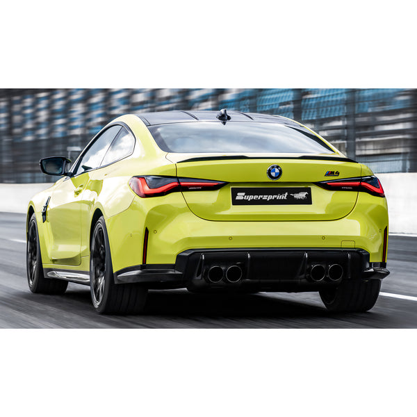 Supersprint 原廠 Racing 不鏽鋼 尾段排氣管 (含尾飾管) For BMW G80 M3 M3 Competition / G82 G83 M4 M4 Competition with OPF