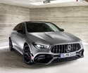 Mercedes Benz 原廠 AMG 夜色版 前風刀組 前側定風翼 前保桿側翼 For AMG CLA45 45S Coupe / Shooting Brake ( C118 / X118 )