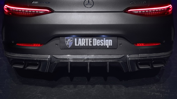 Larte Design 原廠 後下巴 / 後下擾流 高亮黑 (含尾飾管) For Mercedes Benz AMG GT