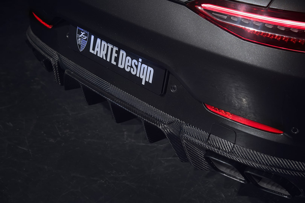 Larte Design 原廠 Carbon 碳纖維 後下巴 / 後下擾流 (含尾飾管) For Mercedes Benz AMG GT