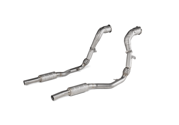 Akrapovic 原廠 不鏽鋼 Downpipe 當派 (含觸媒) For Audi RS Q8 ( 4M )