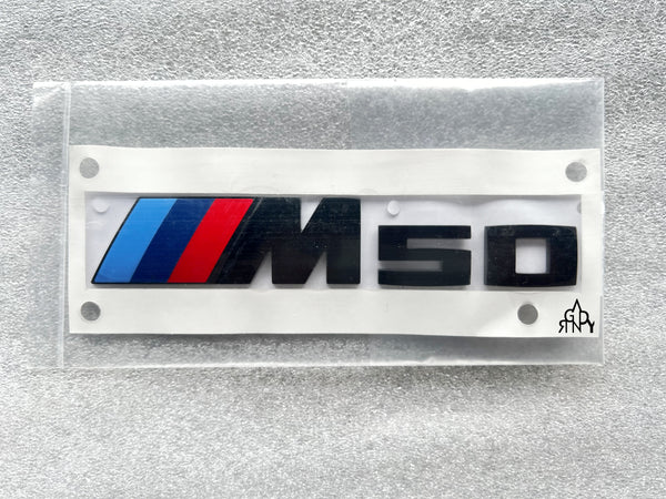 BMW M Performance 原廠 M50 高亮黑 車標 / 車尾標 / 字標 For i4 G26