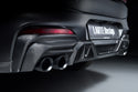 Larte Design 原廠 Carbon 碳纖維 後下巴 / 後下擾流組 (含尾飾管) For BMW X4 ( G02 )