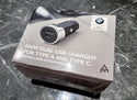 BMW 原廠 新款 USB 充電器 / 車充 ( 雙孔 Type A + Type C ) For 全車系