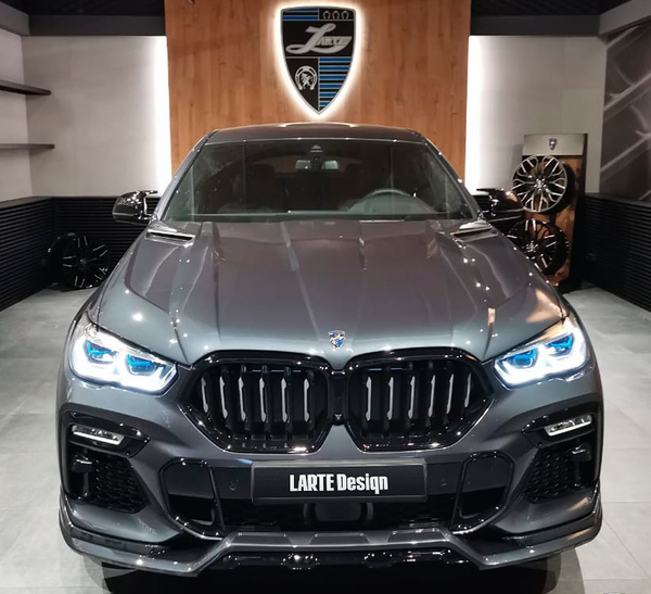 Larte Design 原廠 前下巴 / 前下擾流組 一片式 (烤漆版) For BMW X6 ( G06 )