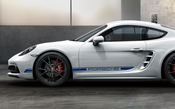 Porsche 原廠 PORSCHE Logo 車身貼紙 / 車側貼紙 For 718 ( 982 )